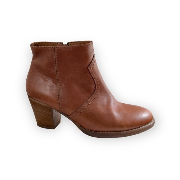 Madewell Leather Winston Ankle Booties Size 7.5 - Picture 2 of 9